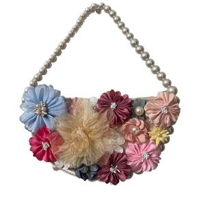 Haute Hippie Cream and Pink Hair Accessories